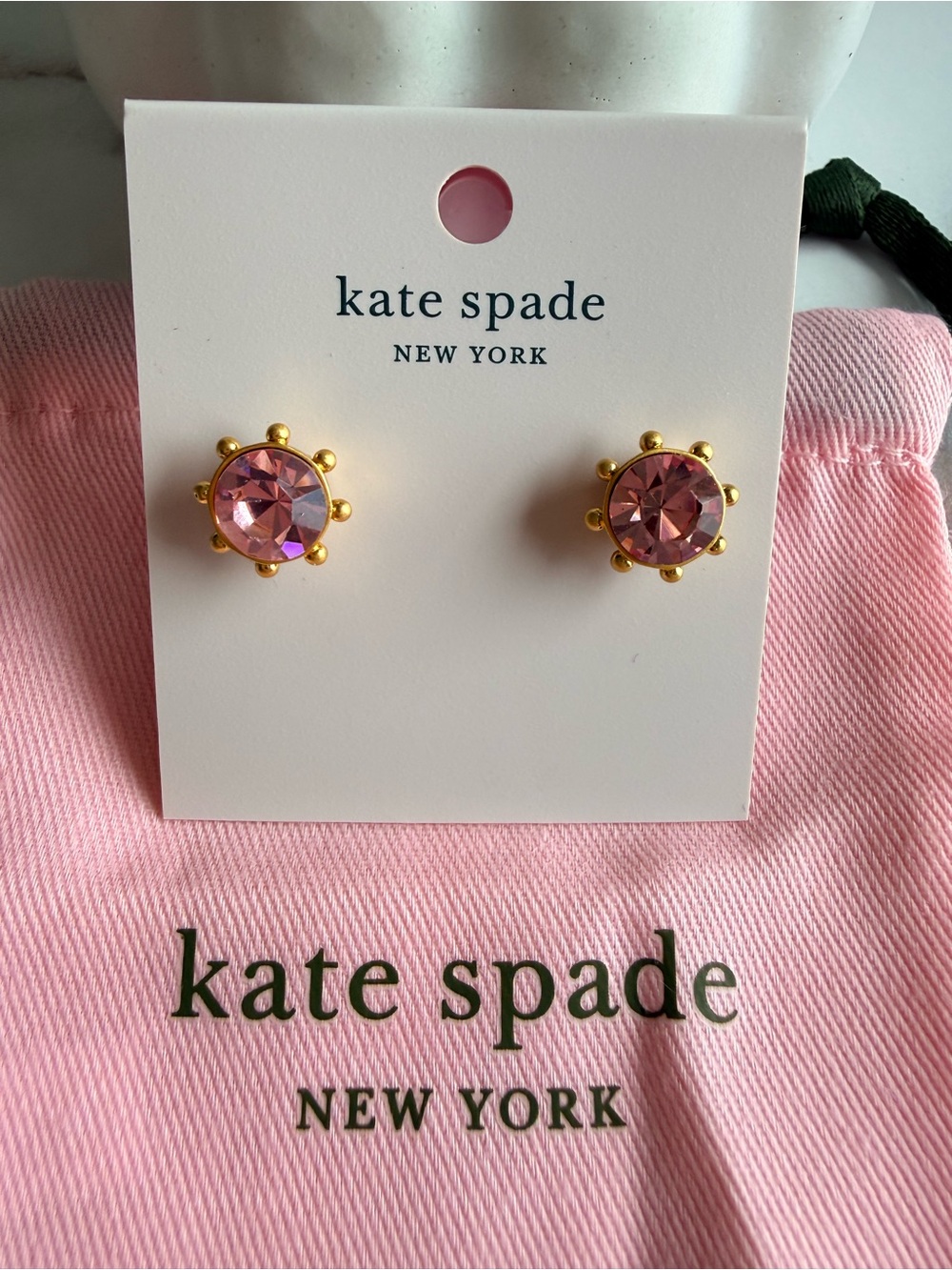 Kate Spade ♠️ Flying Colors Blush Pink Earrings 🩷